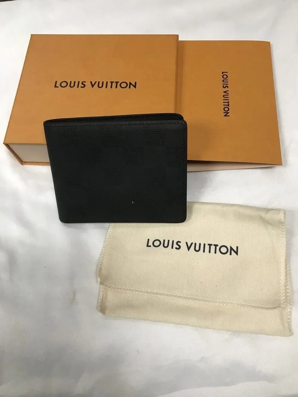 Louis Vuitton Slender Wallet Damier Onyx Infiniti Leather N63263 PPSJKI 337728